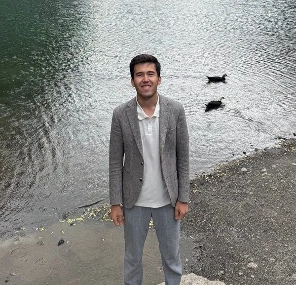 Komron Mirzo Abdumurodov, founder of Mozaikand, at one of the Seven Lakes